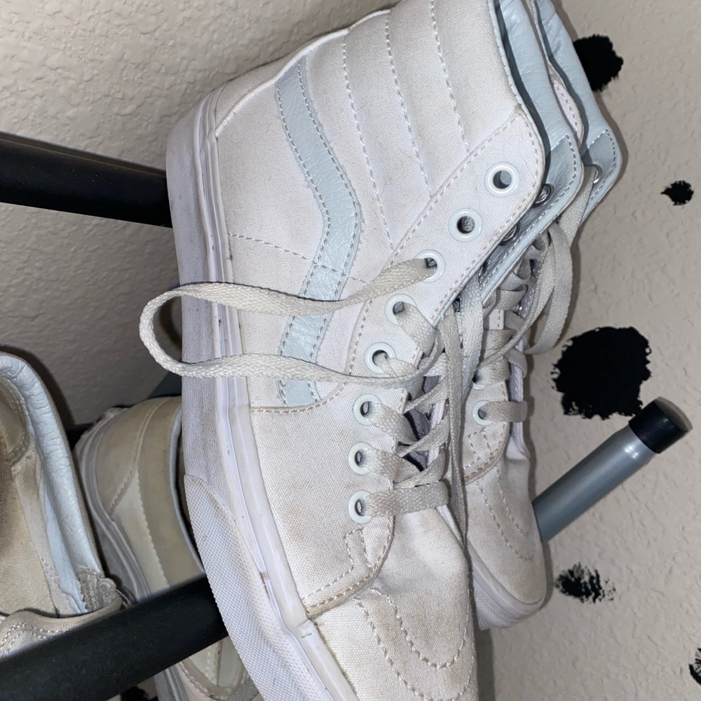 White high top vans